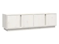 Móvel De Tv|vidaxl Móvel de TV 140x40x40 cm madeira de pinho maciça Branco