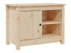 Móvel De Tv* Móvel de TV 70x36,5x52 cm madeira de pinho maciça PT836518 Castanho