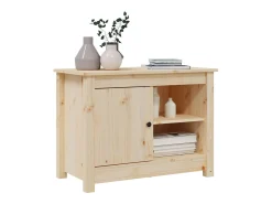 Móvel De Tv* Móvel de TV 70x36,5x52 cm madeira de pinho maciça PT836518 Castanho
