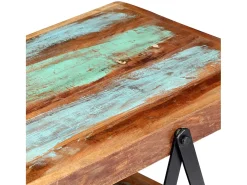 Outlet Móvel de TV 160x40x50 cm madeira recuperada maciça PT307453 Castanho