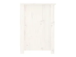 Discount vidaxl Móvel de TV 103x36,5x52 cm madeira de pinho maciça Branco