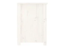 Discount vidaxl Móvel de TV 103x36,5x52 cm madeira de pinho maciça Branco