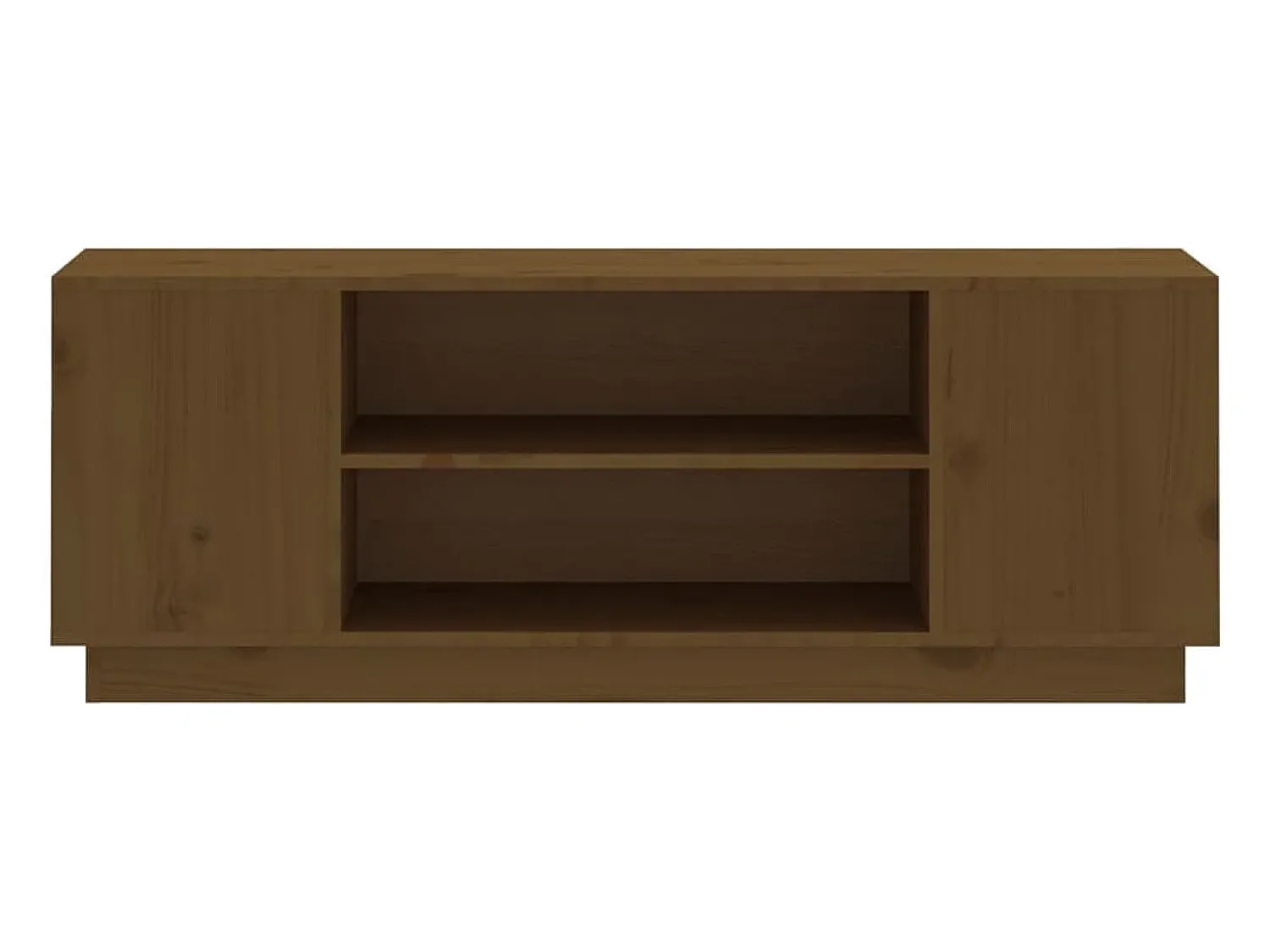 Móvel De Tv*vidaxl Móvel de TV 110x35x40,5 cm madeira de pinho maciça mel Castanho