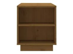 Móvel De Tv*vidaxl Móvel de TV 110x35x40,5 cm madeira de pinho maciça mel Castanho