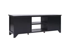 Móvel De Tv* Móvel de TV 108x30x40 cm madeira paulownia maciça PT126313 Preto