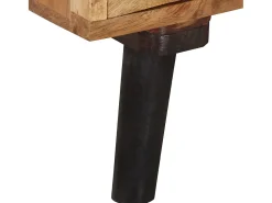 Sale vidaxl Móvel de TV 145x35x35 cm madeira de acácia maciça Castanho