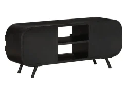 Sale Móvel de TV 110x30x45 cm madeira de mangueira áspera PT226194 Castanho