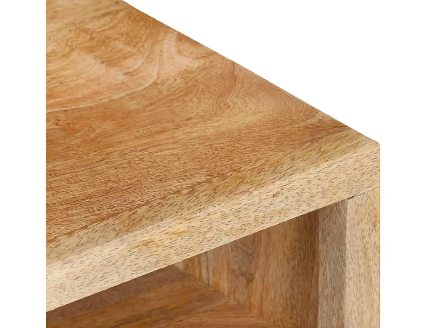 Móvel De Tv*vidaxl Móvel de TV 110x30x40 cm madeira de mangueira maciça Bege