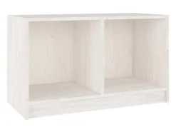 Móvel de TV 70x33x42 cm madeira de pinho maciça PT758131^ Móvel De Tv