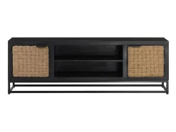 Móvel de TV 120x30x40 cm madeira de mangueira maciça PT689284^ Móvel De Tv