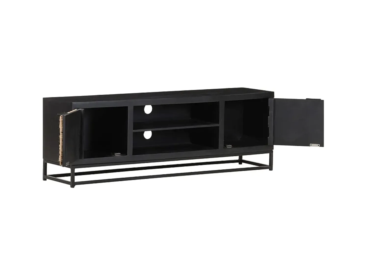 Móvel de TV 120x30x40 cm madeira de mangueira maciça PT689284^ Móvel De Tv