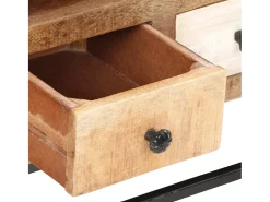 Sale Móvel de TV 120x30x40 cm madeira recuperada maciça PT294820 Castanho