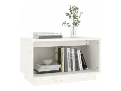 Móvel De Tv|vidaxl Móvel de TV 60x35x35 cm madeira de pinho maciça Branco