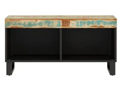 Móvel De Tv| Móvel de TV 85x33x43,5 cm madeira recuperada maciça PT927047 Multicor