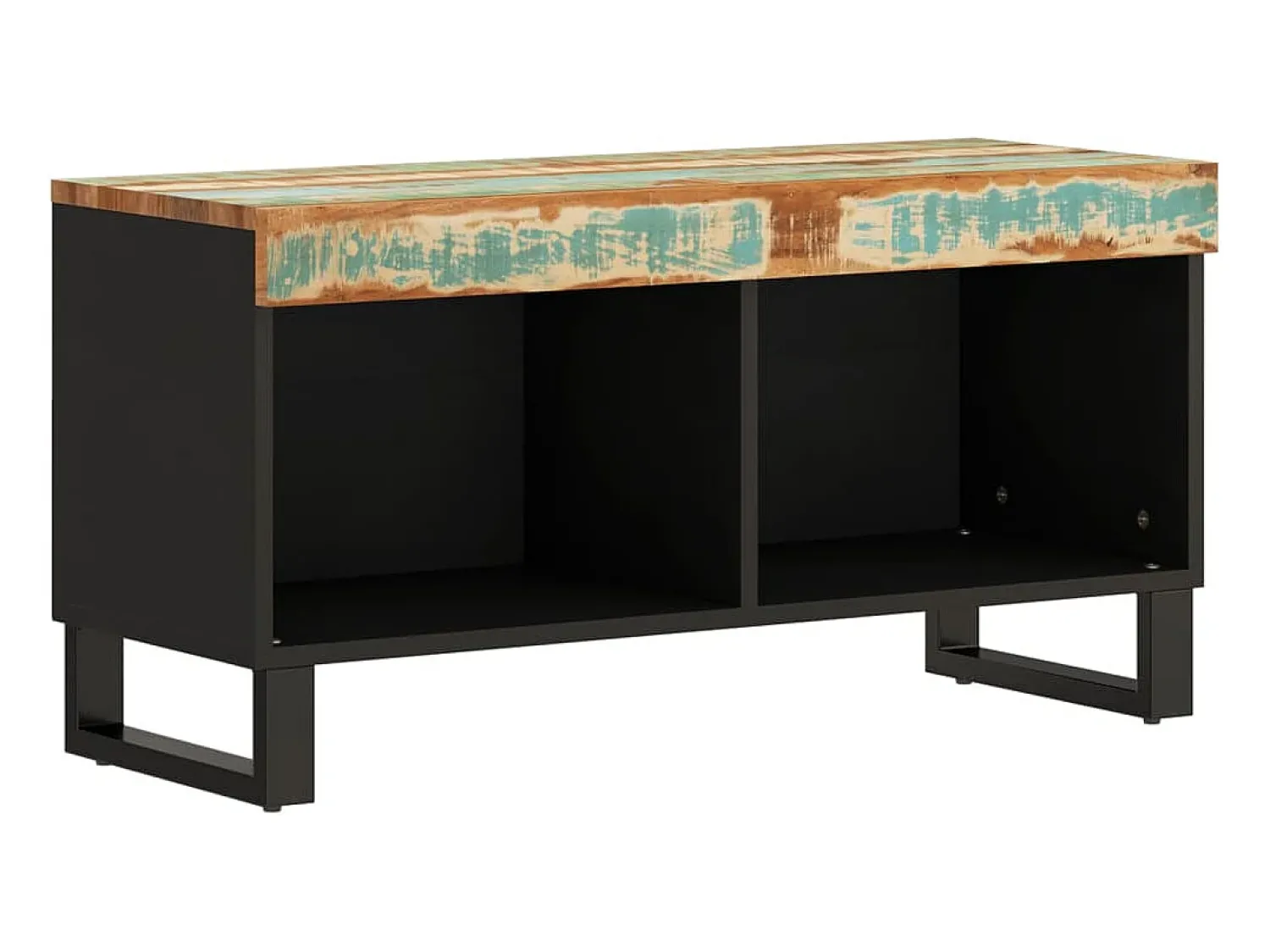 Móvel De Tv| Móvel de TV 85x33x43,5 cm madeira recuperada maciça PT927047 Multicor