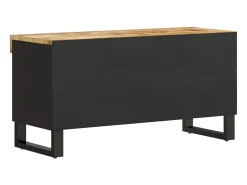 Móvel de TV 85x33x43,5 cm madeira de mangueira maciça PT988091^ Móvel De Tv