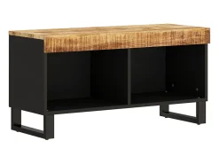 Móvel de TV 85x33x43,5 cm madeira de mangueira maciça PT988091^ Móvel De Tv