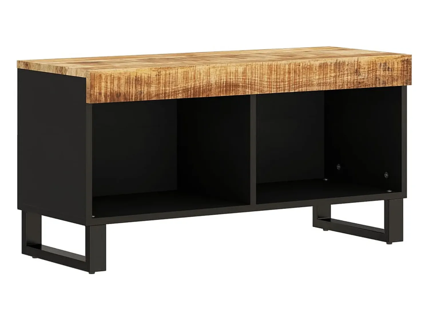 Móvel de TV 85x33x43,5 cm madeira de mangueira maciça PT988091^ Móvel De Tv