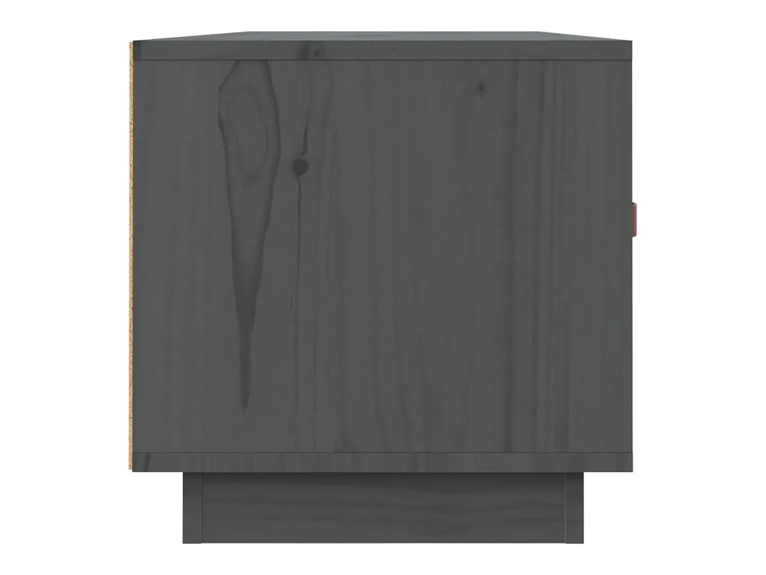 Móvel De Tv|vidaxl Móvel de TV 80x34x35 cm madeira de pinho maciça cinza Cinzento