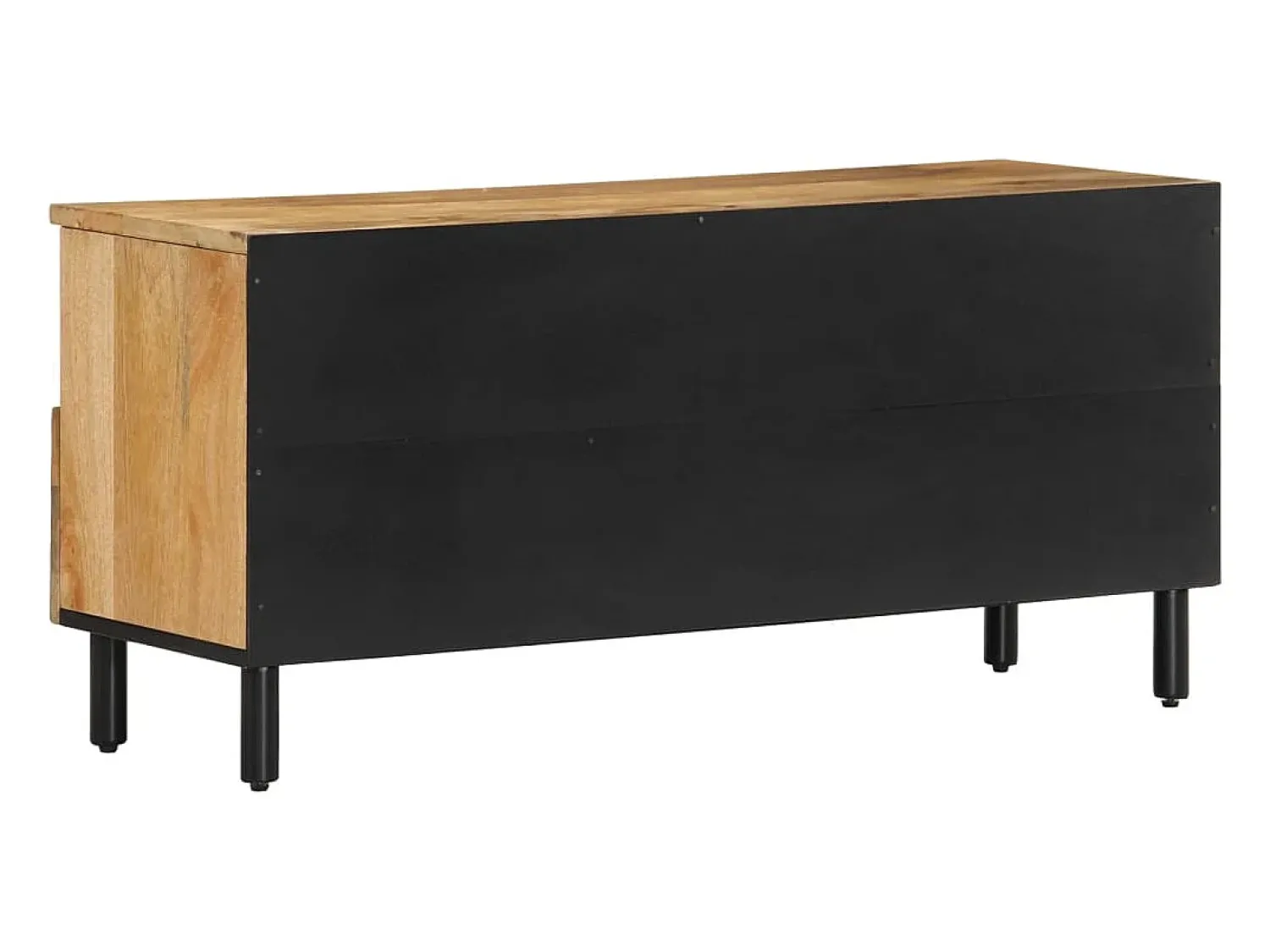 Móvel De Tv* Móvel de TV 100x33x46 cm madeira de mangueira maciça PT126849 Castanho