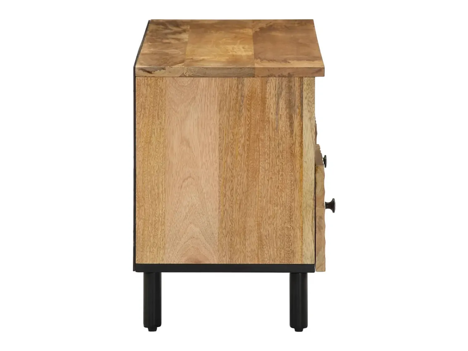 Móvel De Tv* Móvel de TV 100x33x46 cm madeira de mangueira maciça PT126849 Castanho
