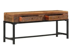 Móvel De Tv| Móvel de TV 110x30x46 cm madeira recuperada maciça PT871823 Castanho