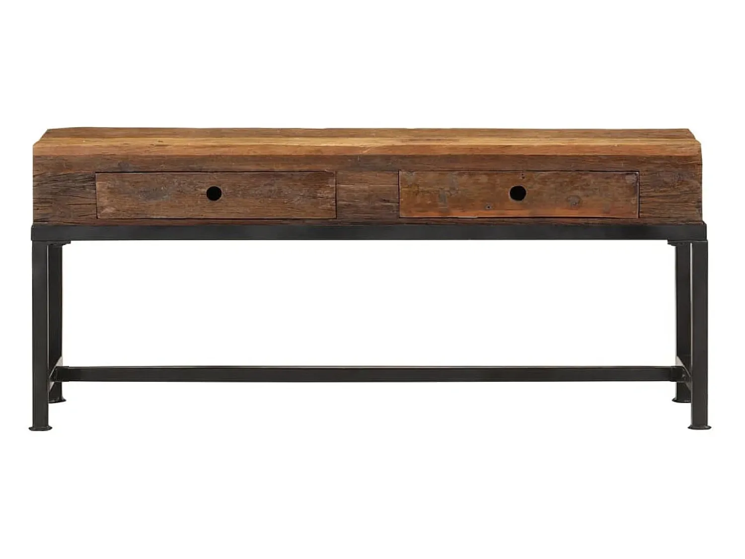 Móvel De Tv| Móvel de TV 110x30x46 cm madeira recuperada maciça PT871823 Castanho