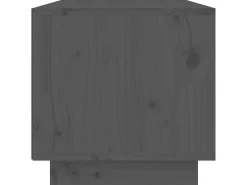 Móvel de TV 60x35x35 cm madeira de pinho maciça cinza PT573958^ Móvel De Tv