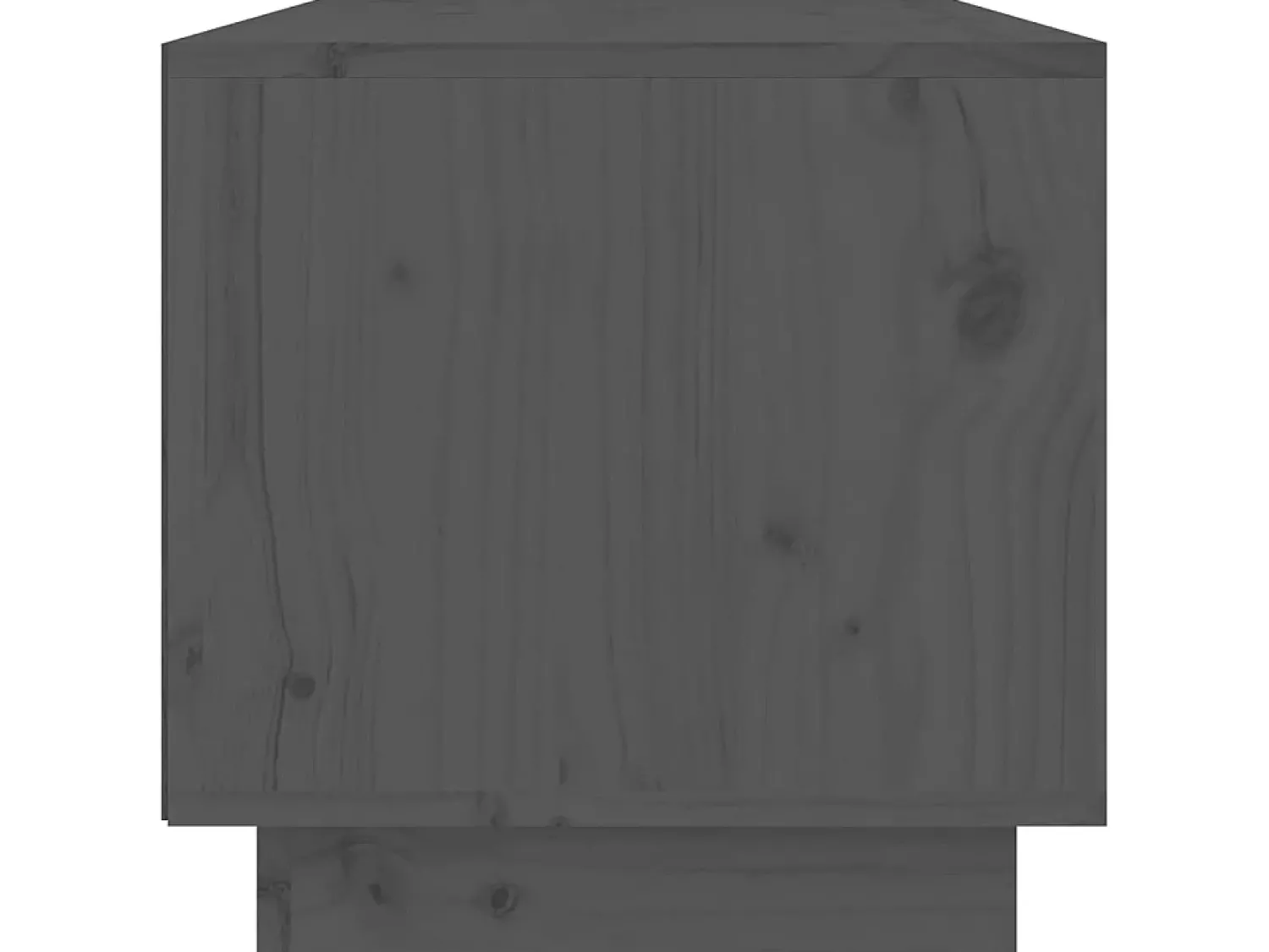 Móvel de TV 60x35x35 cm madeira de pinho maciça cinza PT573958^ Móvel De Tv