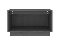 Móvel de TV 60x35x35 cm madeira de pinho maciça cinza PT573958^ Móvel De Tv