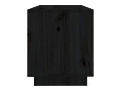 Móvel De Tv|vidaxl Móvel de TV 74x34x40 cm madeira de pinho maciça Preto
