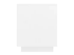 Móvel de TV 74x35x44 cm madeira de pinho maciça PT726302 Branco