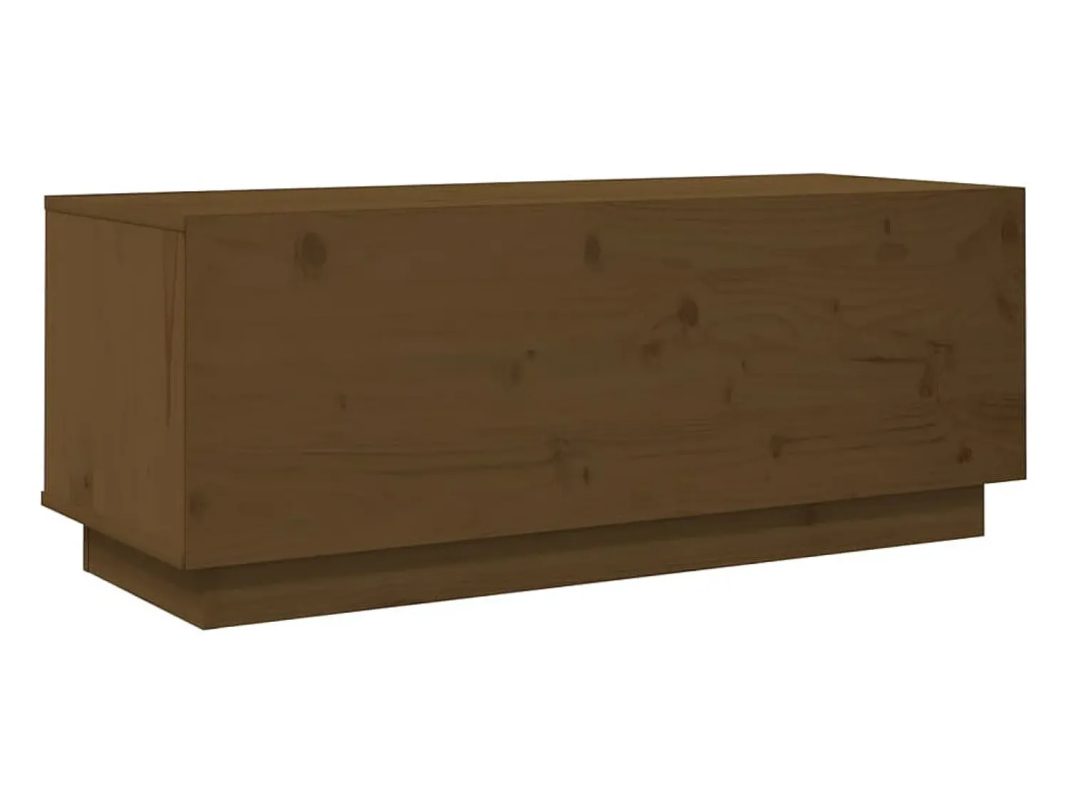 Sale vidaxl Móvel de TV 90x35x35 cm madeira de pinho maciça mel Castanho