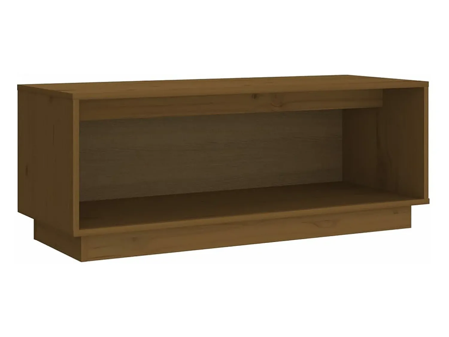 Sale vidaxl Móvel de TV 90x35x35 cm madeira de pinho maciça mel Castanho