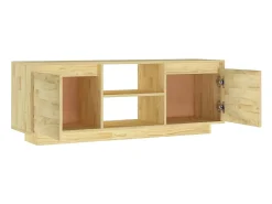vidaxl Móvel de TV 110x30x40 cm madeira de pinho maciça^ Móvel De Tv