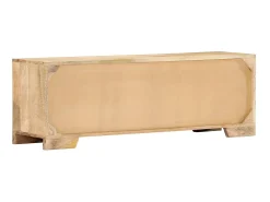 Móvel de TV 120x30x40 cm madeira de mangueira maciça PT159591^ Móvel De Tv
