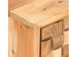 Móvel De Tv* Móvel de TV 100x35x40 cm madeira de acácia maciça PT444647 Castanho