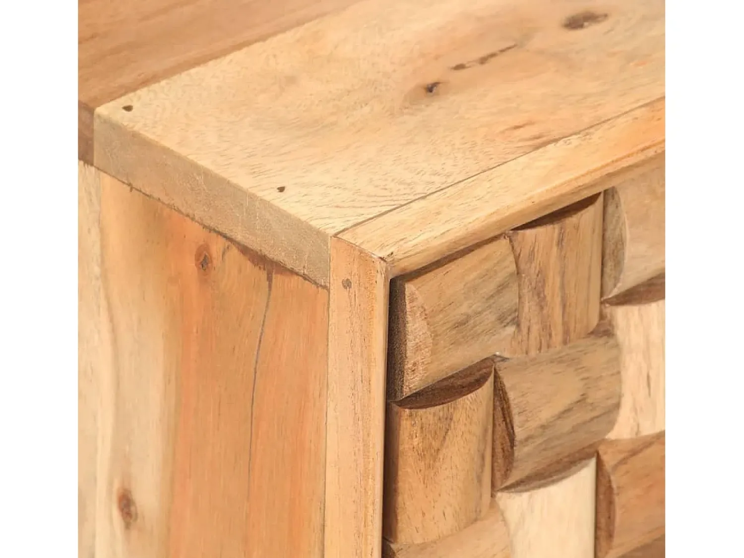 Móvel De Tv* Móvel de TV 100x35x40 cm madeira de acácia maciça PT444647 Castanho