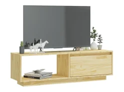 Online Móvel de TV 110x30x33,5 cm madeira de pinho maciça PT715272 Castanho