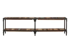 Móvel De Tv* Móvel de TV 150x30x41 cm madeira recuperada maciça PT135388 Multicor