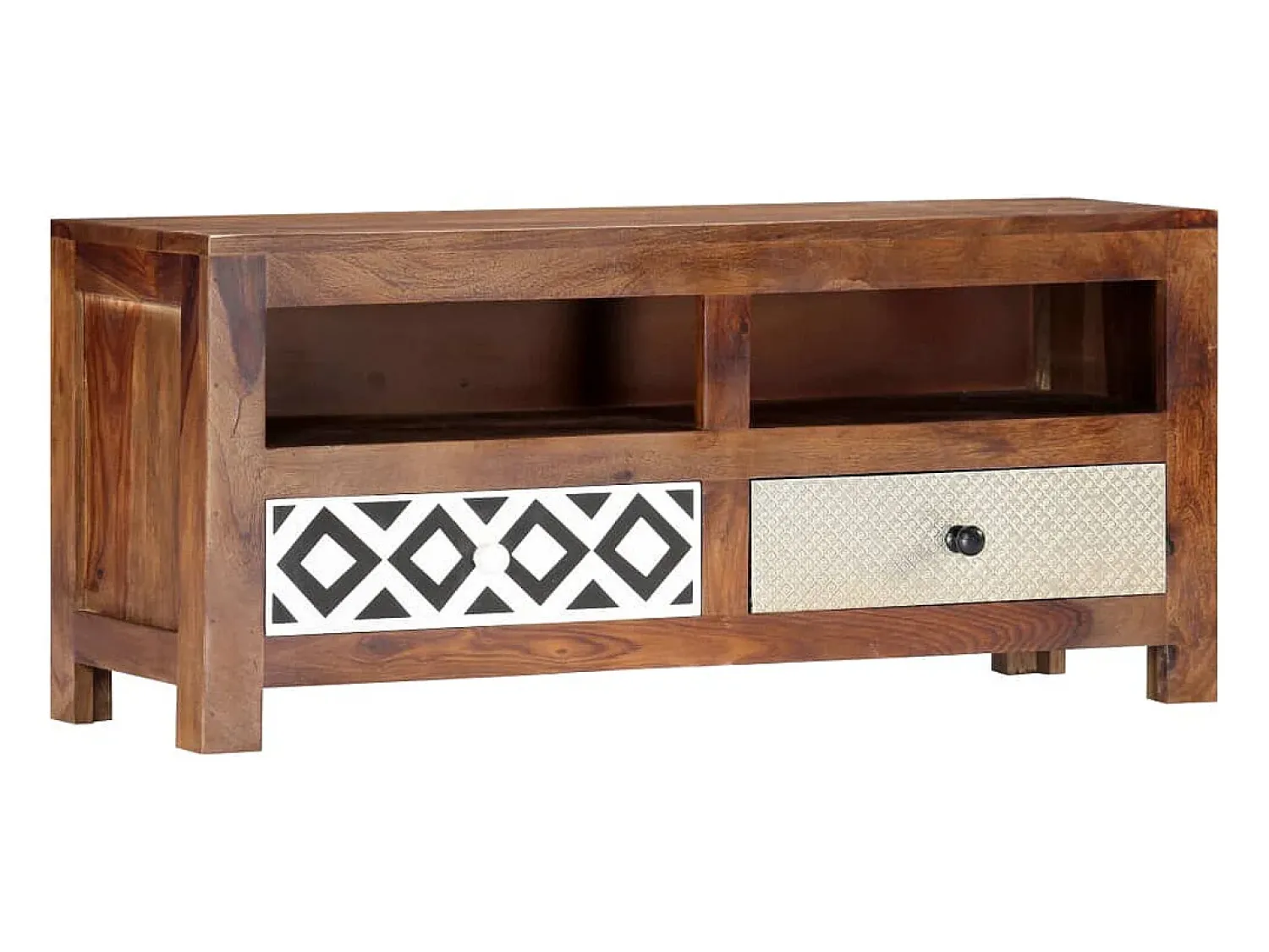 Móvel De Tv*vidaxl Móvel de TV 90x30x40 cm madeira de acácia maciça Castanho