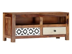 Móvel De Tv*vidaxl Móvel de TV 90x30x40 cm madeira de acácia maciça Castanho