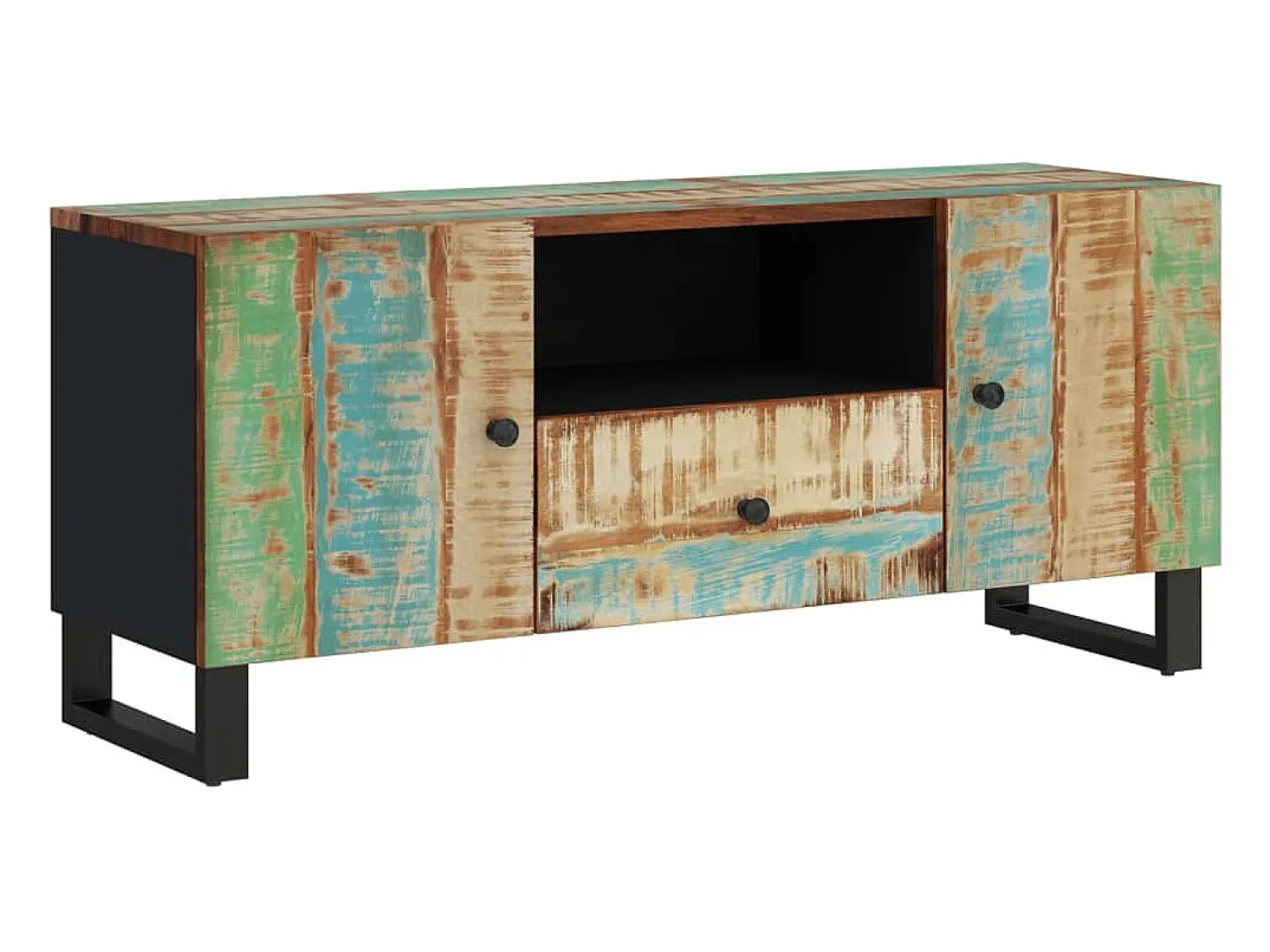 vidaxl Móvel de TV 105x33,5x46 cm madeira recuperada/derivados madeira^ Móvel De Tv