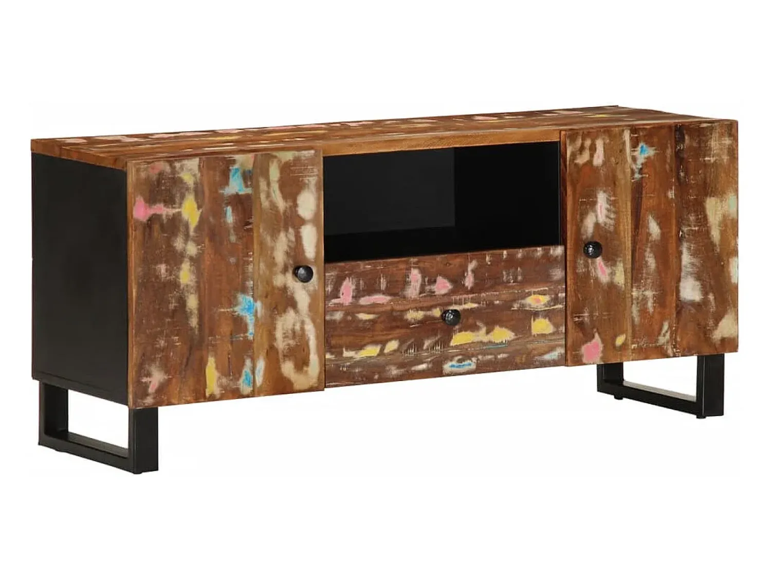 vidaxl Móvel de TV 105x33,5x46 cm madeira recuperada/derivados madeira^ Móvel De Tv