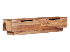 Móvel De Tv*vidaxl Móvel de TV 145x30x30 cm madeira maciça Castanho