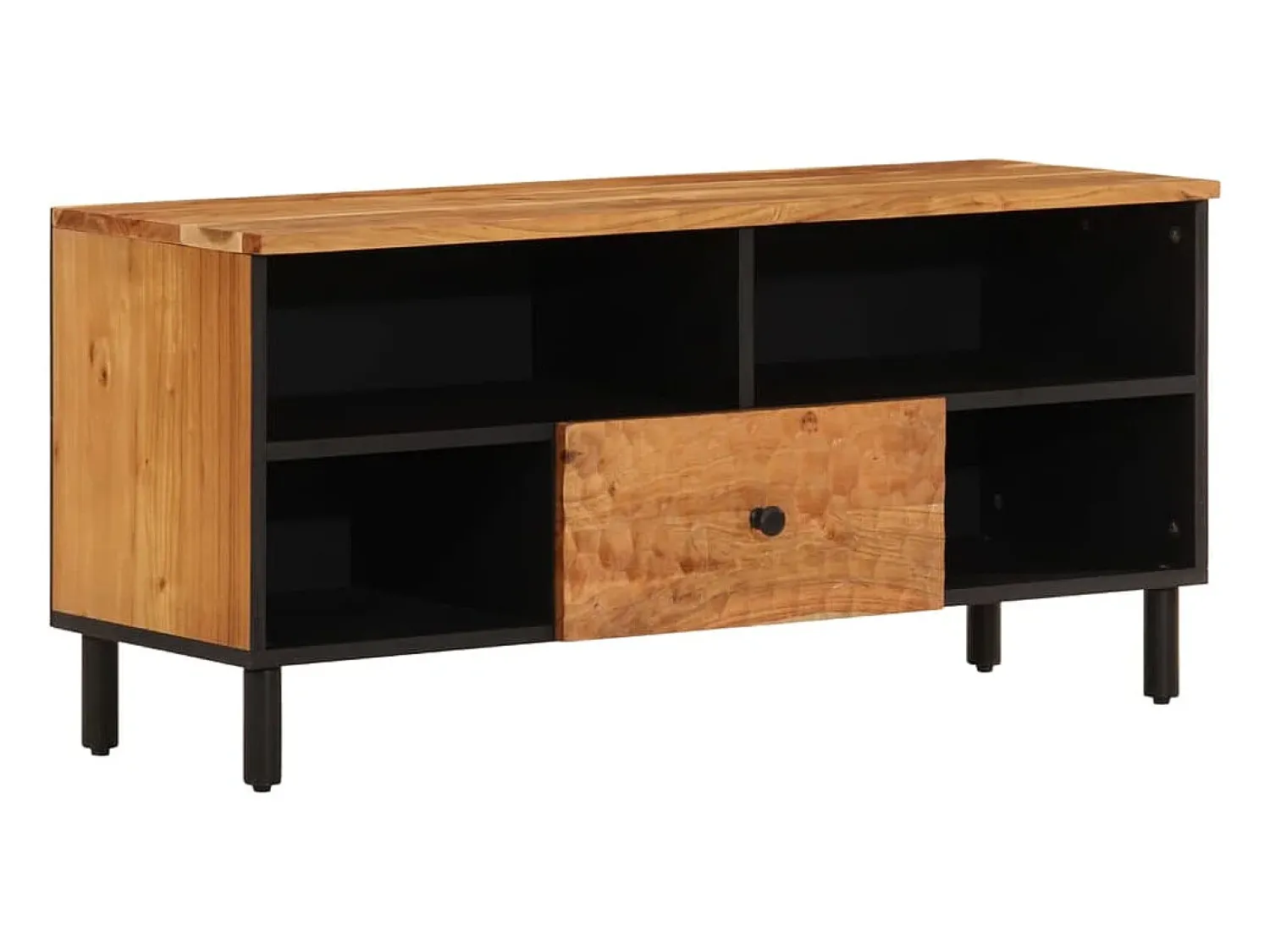 Sale Móvel de TV 100x33x46 cm madeira de acácia maciça PT736567 Castanho