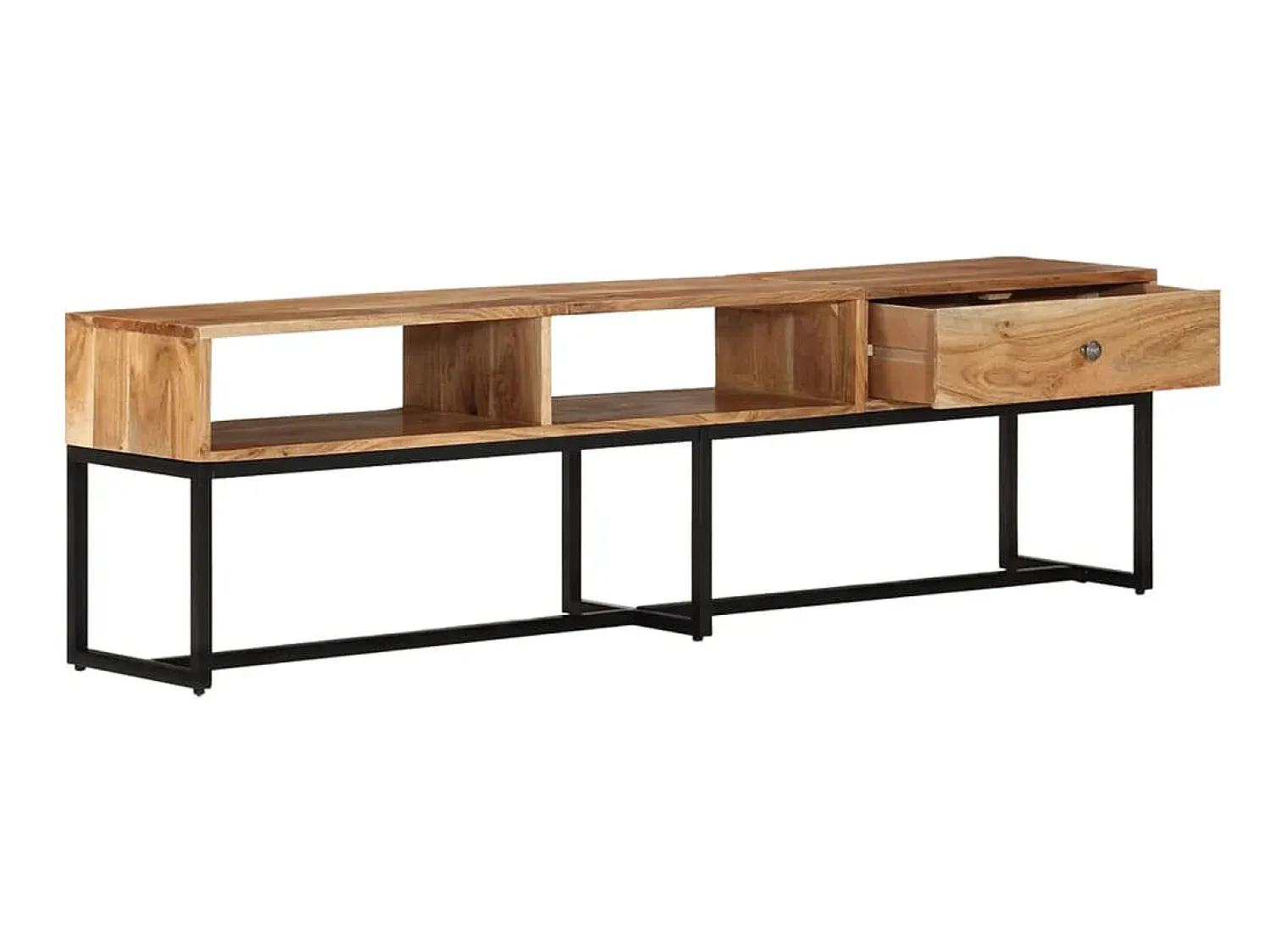 Móvel De Tv* Móvel de TV 160x30x45 cm madeira de acácia maciça PT335282 Castanho