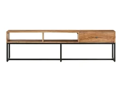 Móvel De Tv* Móvel de TV 160x30x45 cm madeira de acácia maciça PT335282 Castanho