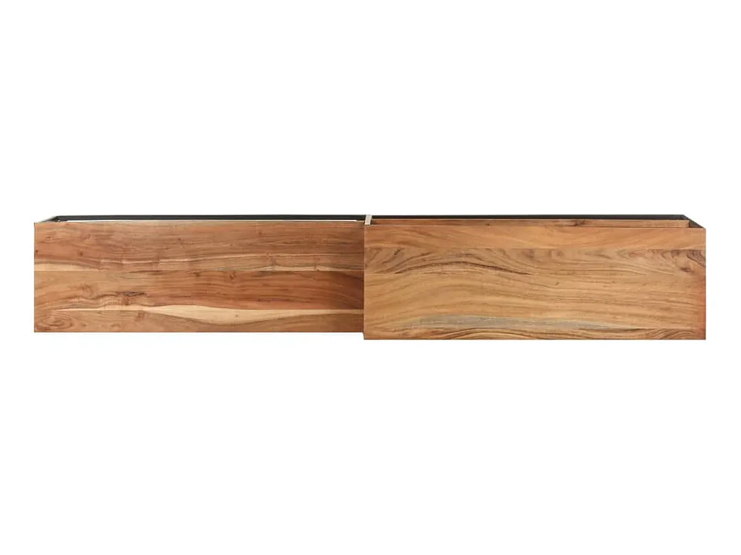 New Móvel de TV 180x30x50 cm madeira de acácia maciça PT590890 Castanho