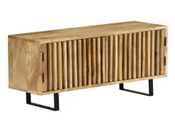 Móvel De Tv| Móvel de TV 90x30x40 cm madeira de mangueira maciça PT570817 Castanho